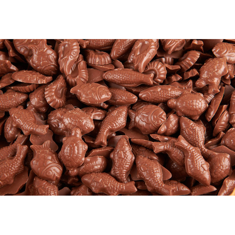 Animaux en chocolat au Lait 34% cacao, du Pays Basque