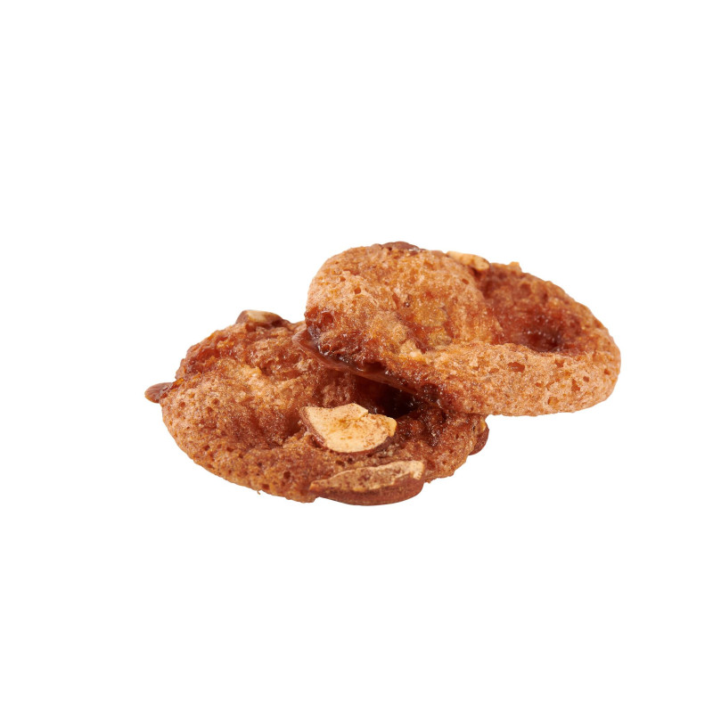 Sachet de biscuits craquants au caramel au beurre salé, 150g