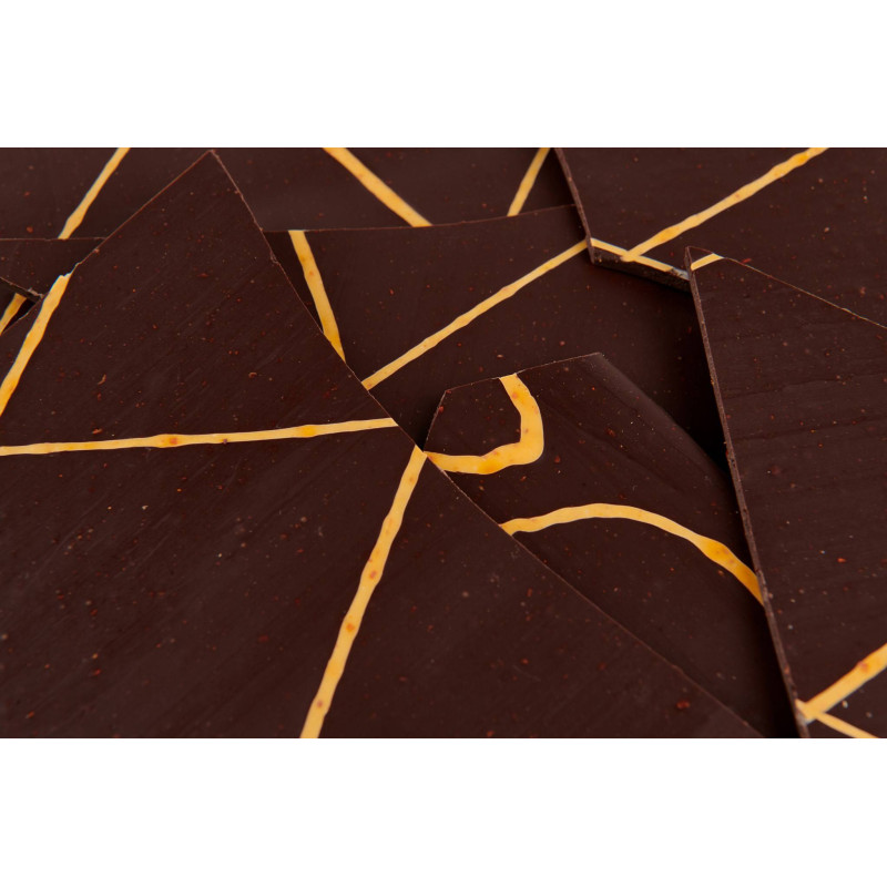 Chocolat Noir 70% de cacao au piment d'Espelette du Pays Basque