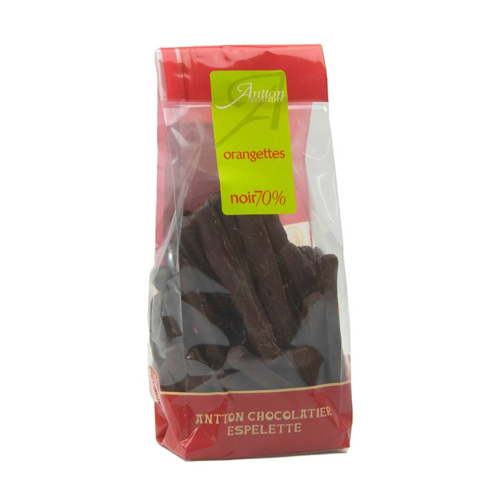 Orangettes chocolat noir vrac kg