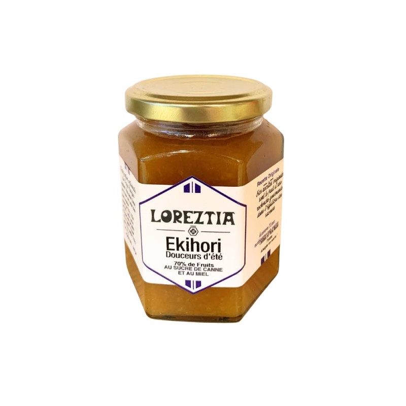 Pot de confiture d'été de la Maison Loreztia Pays Basque