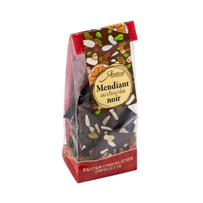 Mendiant au chocolat Noir