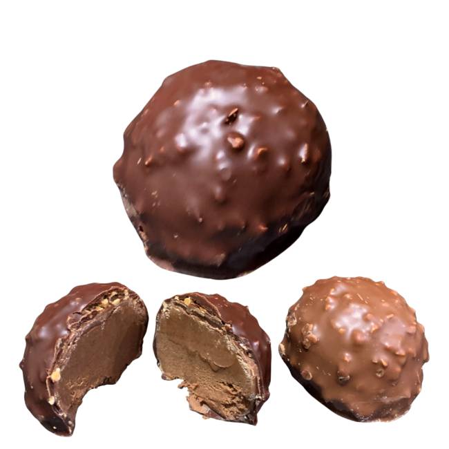 Rocher praliné chocolat noir
