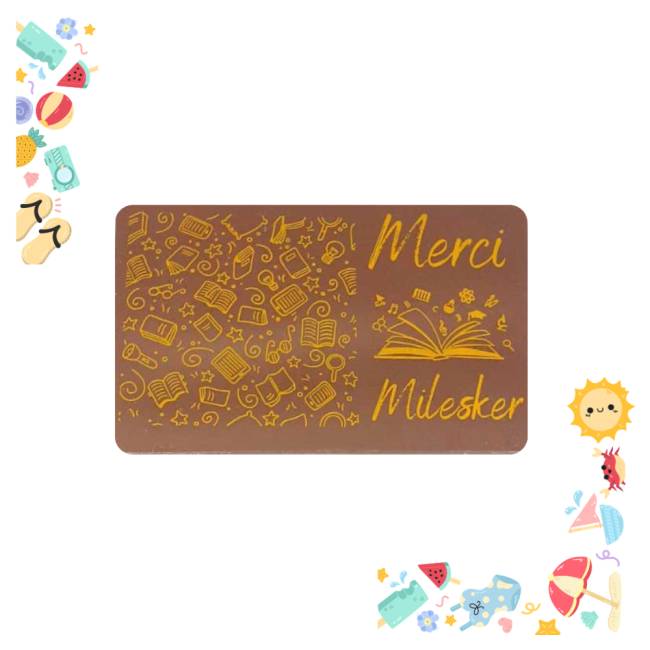 Mini tablette chocolat Lait...