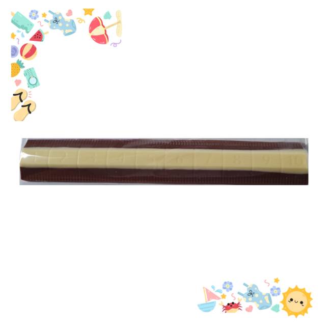 Règle en chocolat lait,...
