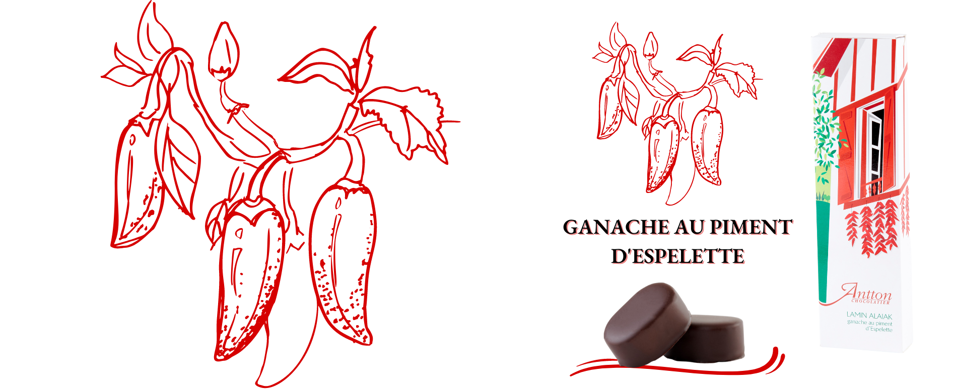 Pour la ganache au piment d'Espelette